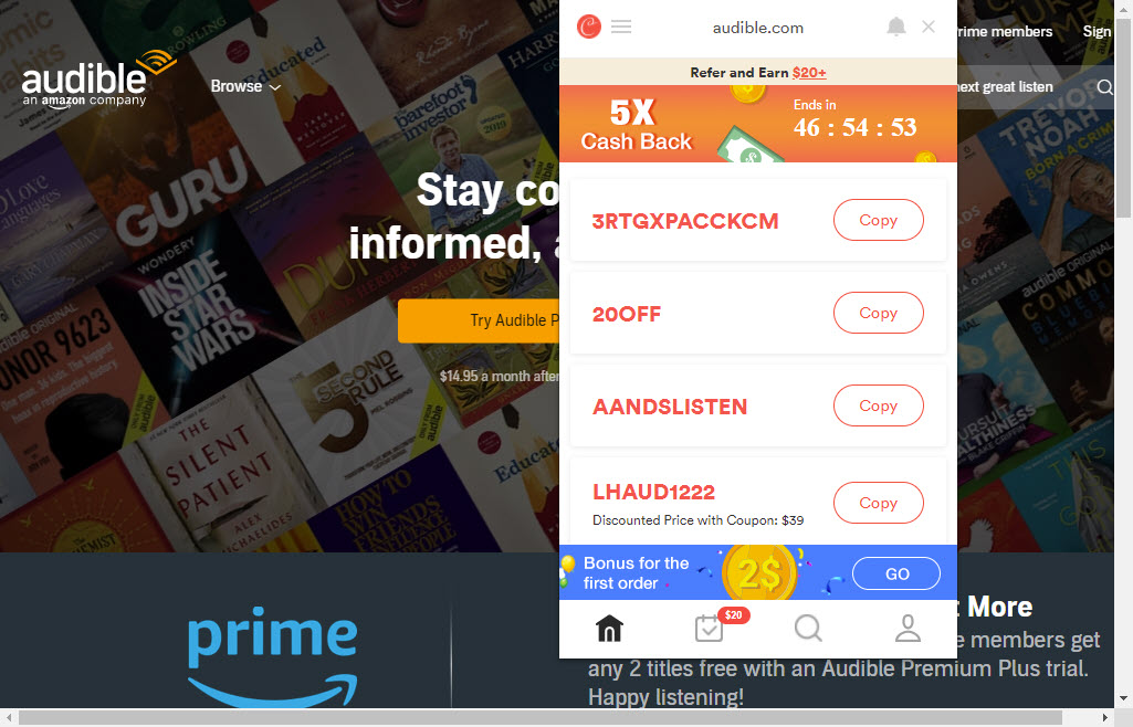 Audible Promo Codes for Existing Users September 2023 Super Easy