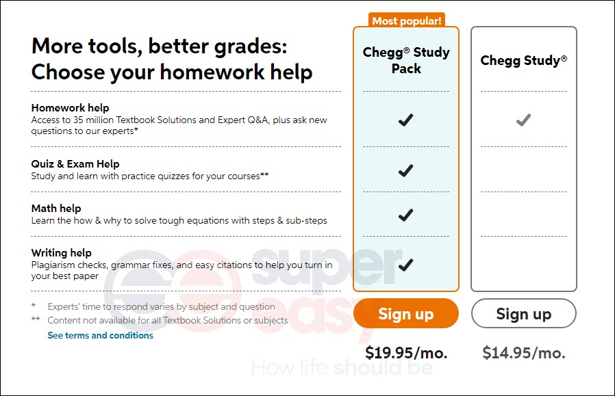 chegg trial code