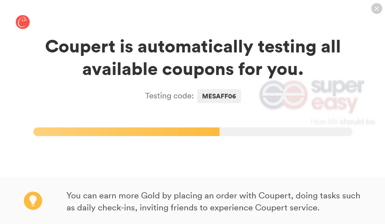 Coupert tests coupons