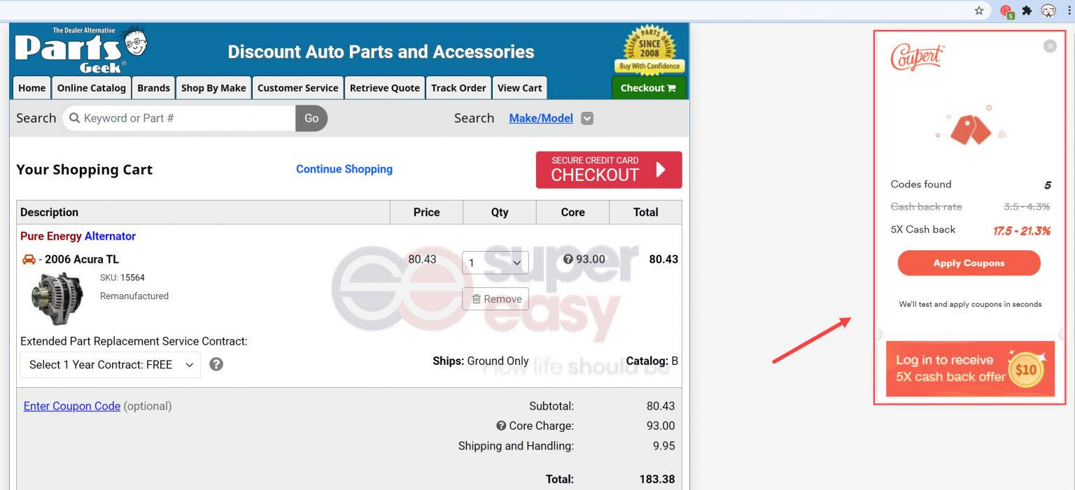 Latest Parts Geek coupon codes 2023 Super Easy