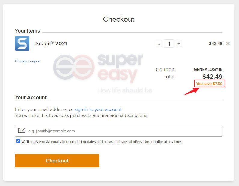 TechSmith coupons Couperts
