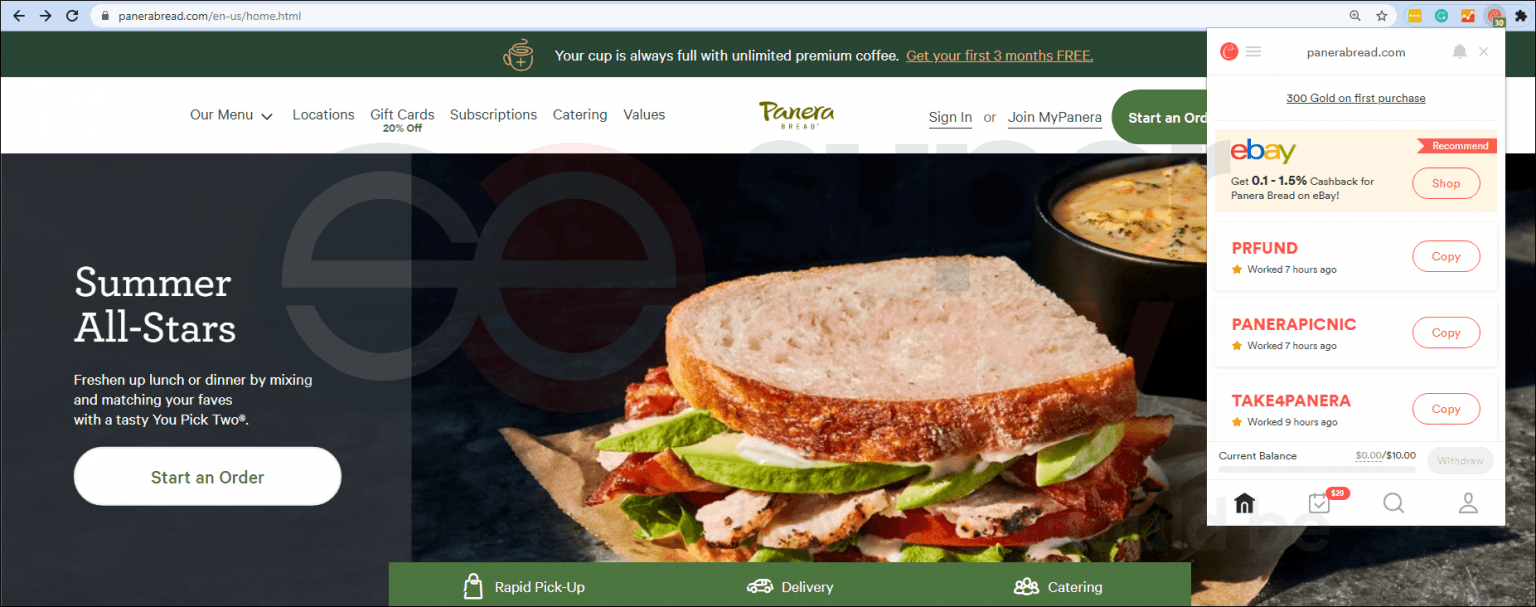 Get Latest Panera Promo Code Super Easy