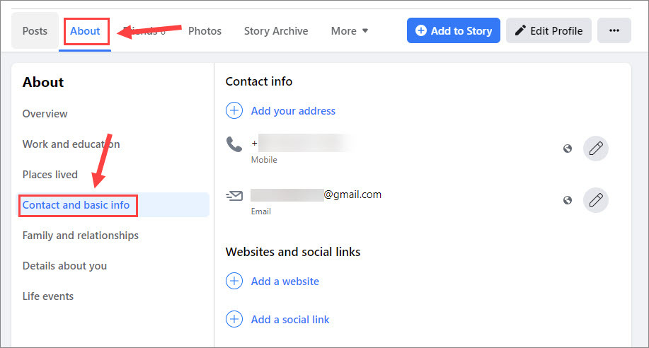 Find Address ,Phone Number And Email Using Facebook 