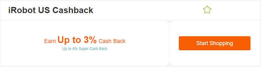 iRobot Extrabux cash back