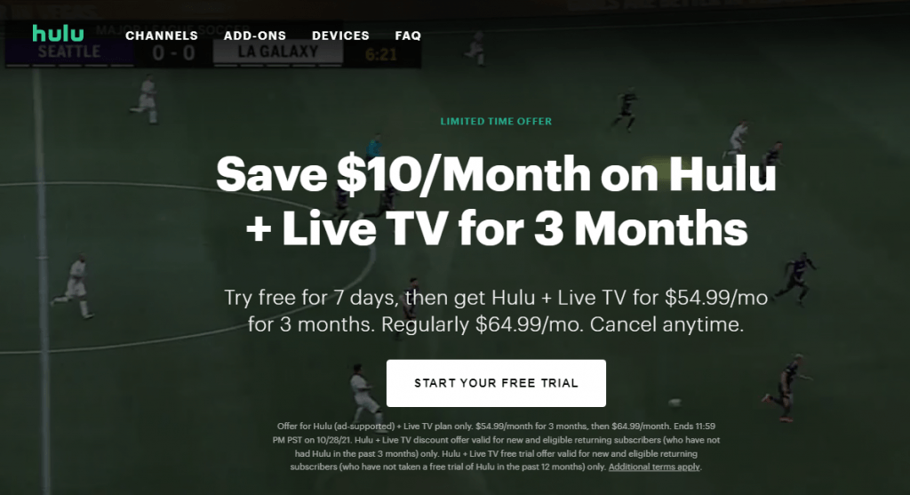 Hulu free trial