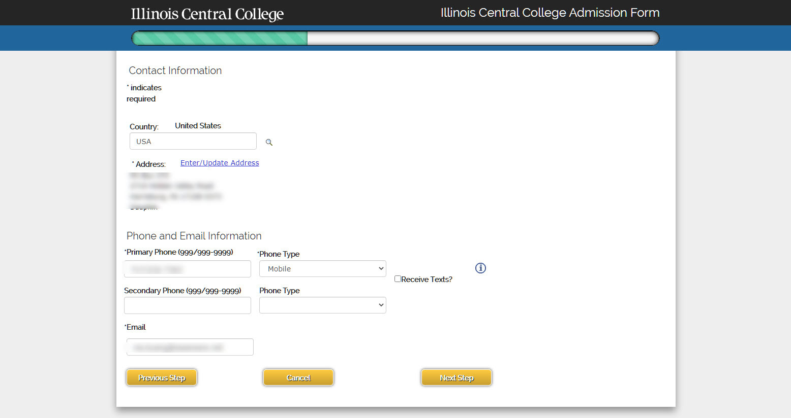 email address