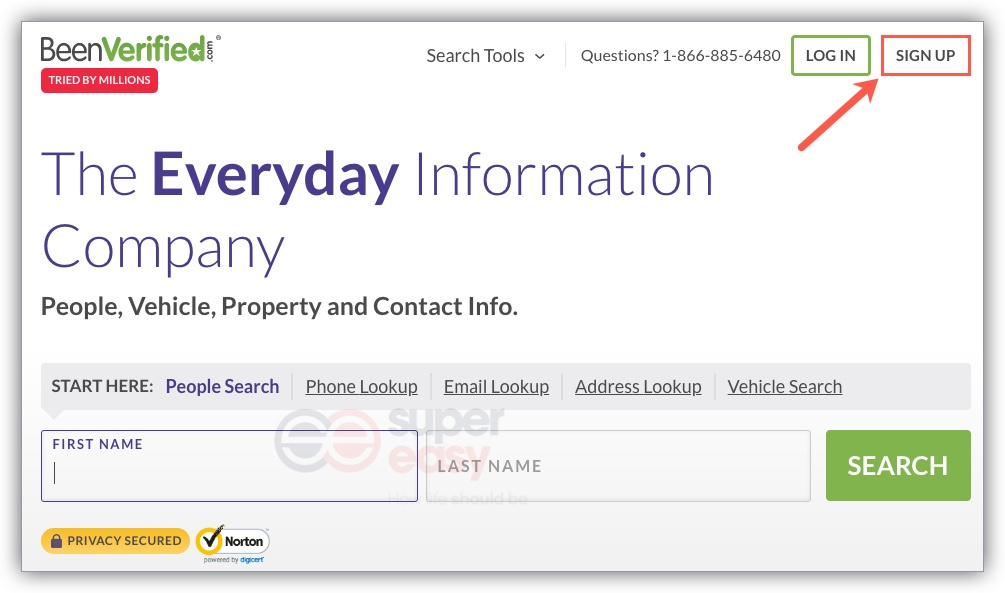 BeenVerified Sign Up