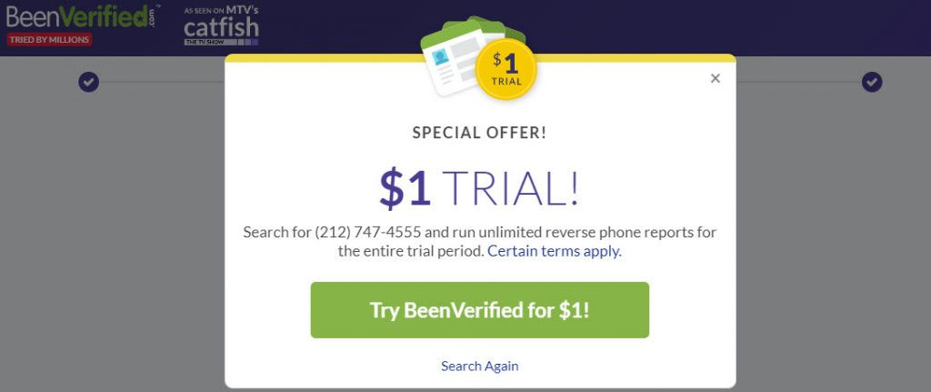 BeenVerified free trial