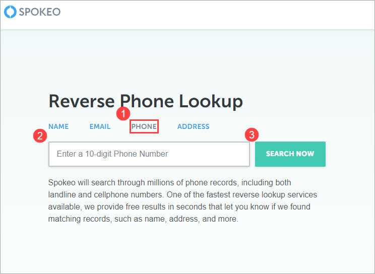 Spokeo reverse phone lookup