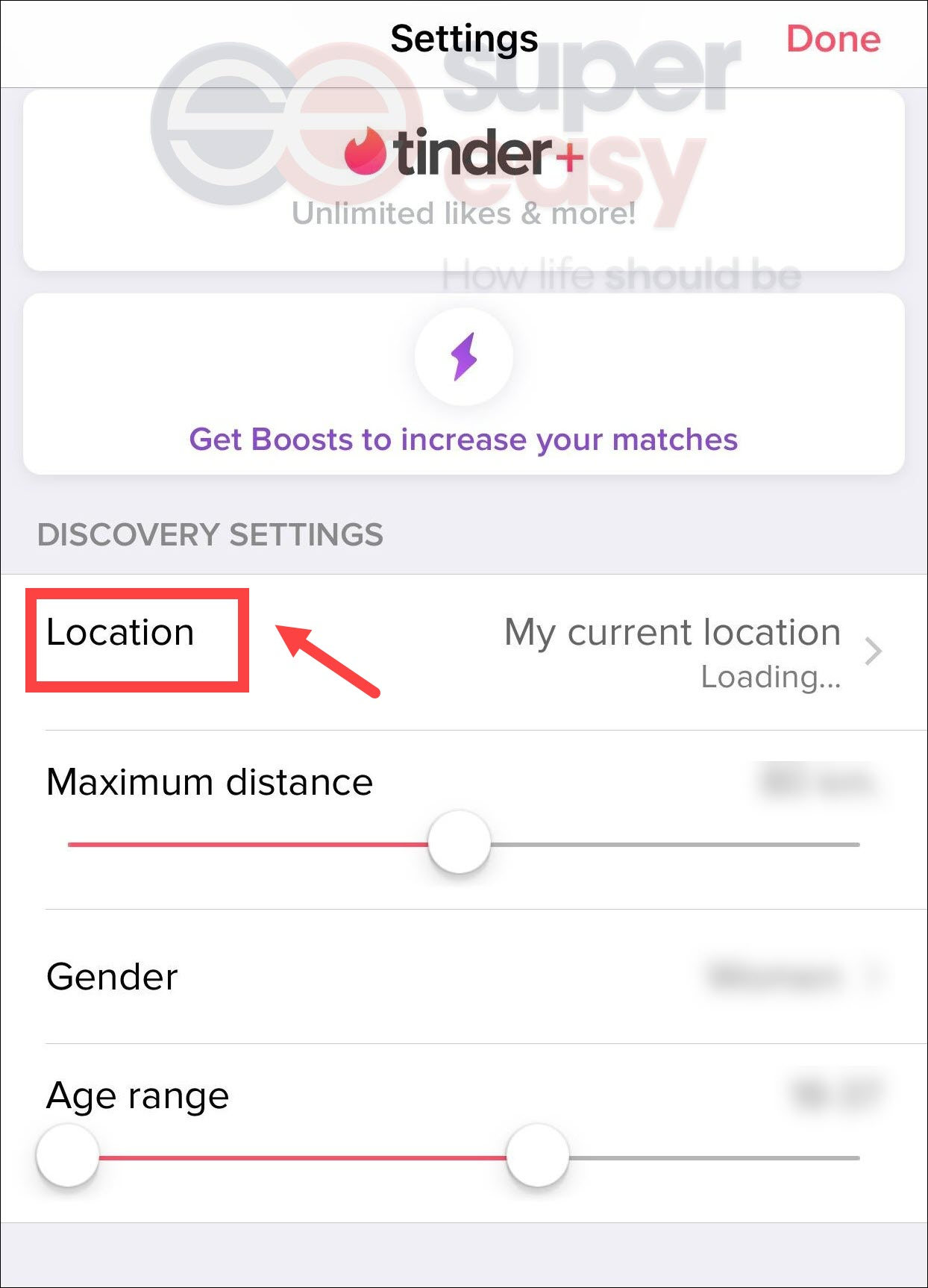 Tinder change location