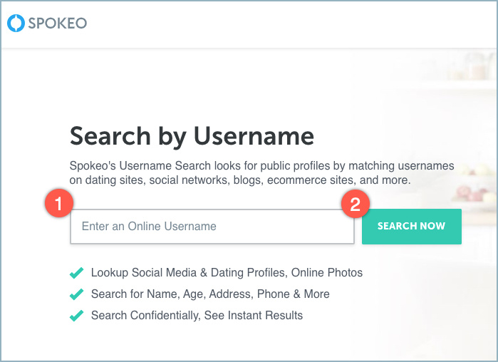 Spokeo search by username