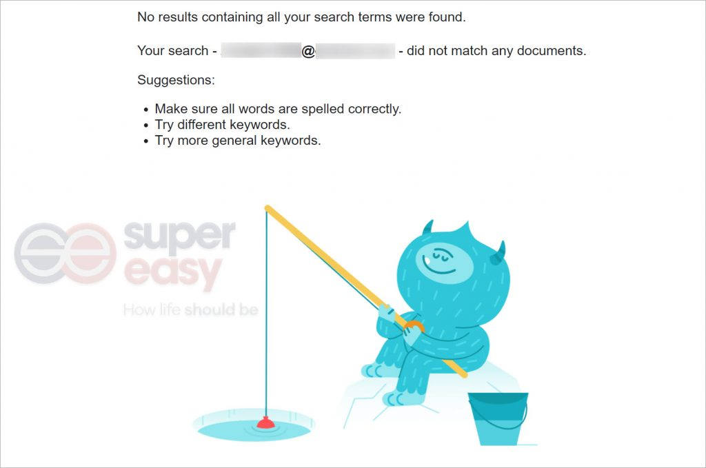 Google Search no results