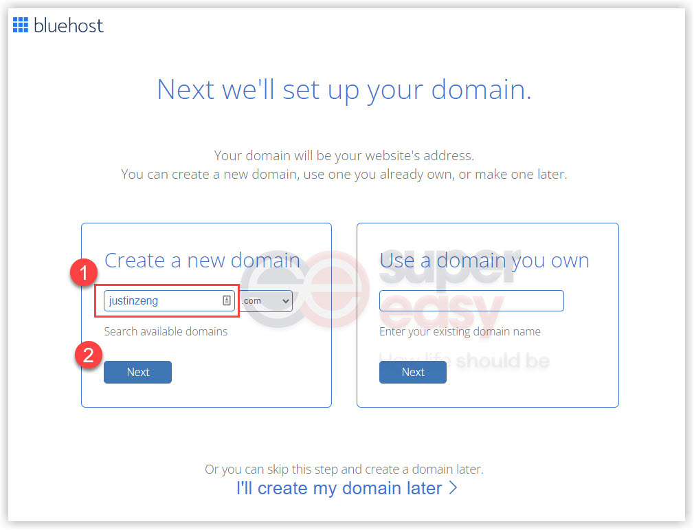 Set up your domain