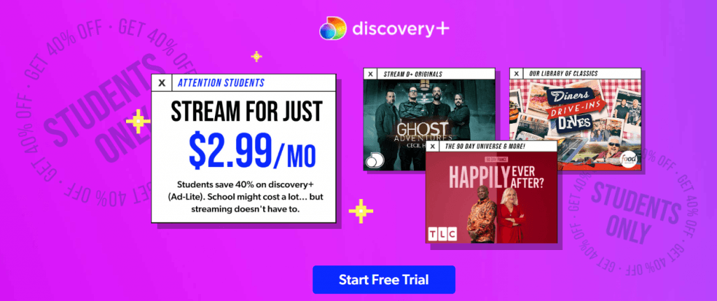 discovery+ student discount