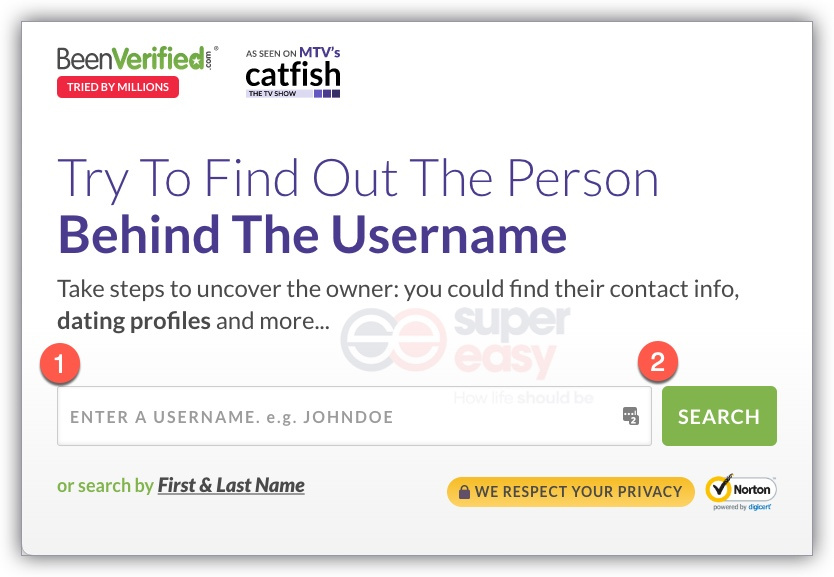 BeenVerified Username Search