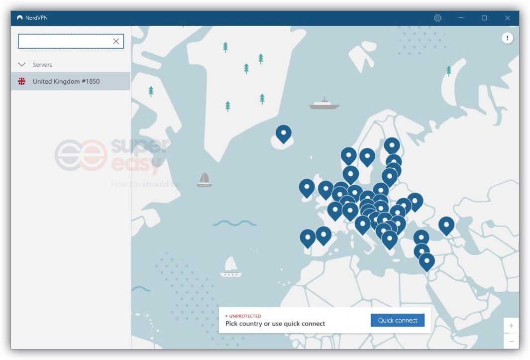 NordVPN UK servers