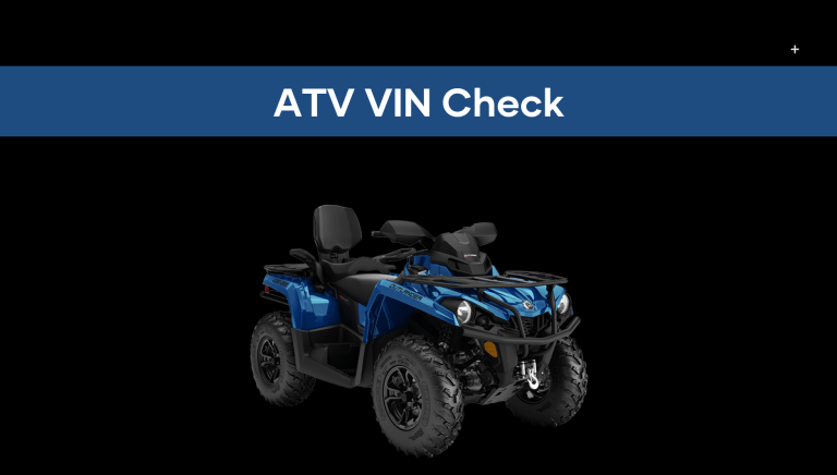 ATV VIN Check | How to decode ATV VIN number and see if it’s stolen