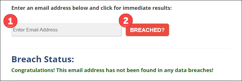 data breach checker- other webs