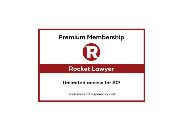 Rocket Lawyer 7-Day Free Trial for Premium Membership