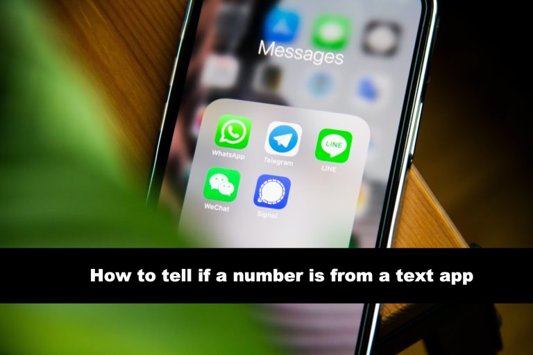 How to Tell If a Number Is from a Text App (2024)