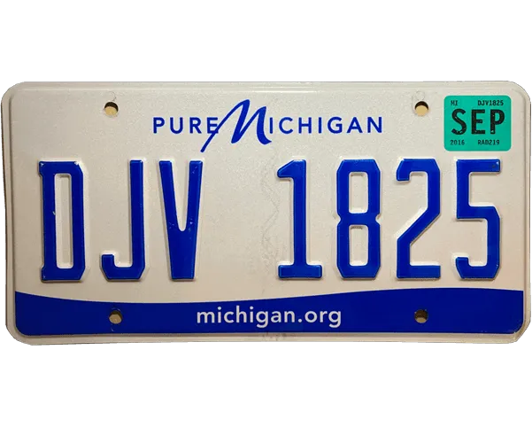 Michigan License Plate Lookup (2024)