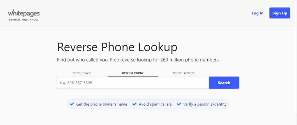 White Pages Reverse Lookup – Phone, Address, Residential