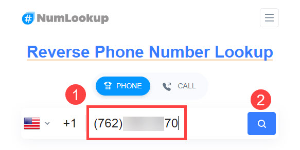 NumLookup Reverse Phone Lookup | Trace the Owner