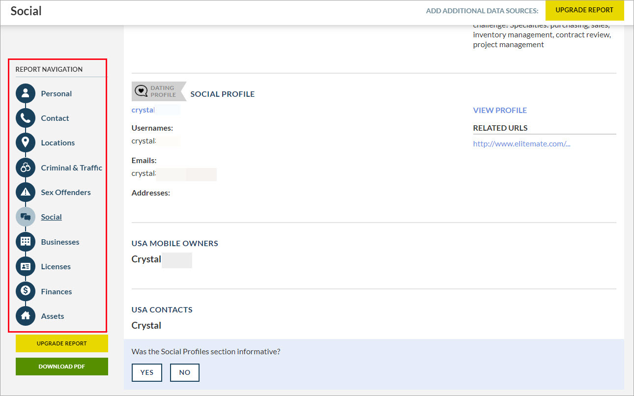 Sample Intelius Report How to Find Social Media by Phone Number (2026) - Super Easy