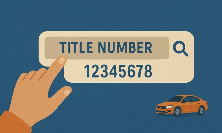 vehicle title number lookup